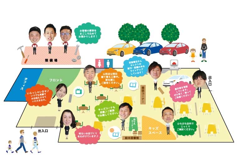 山形店フロアマップ